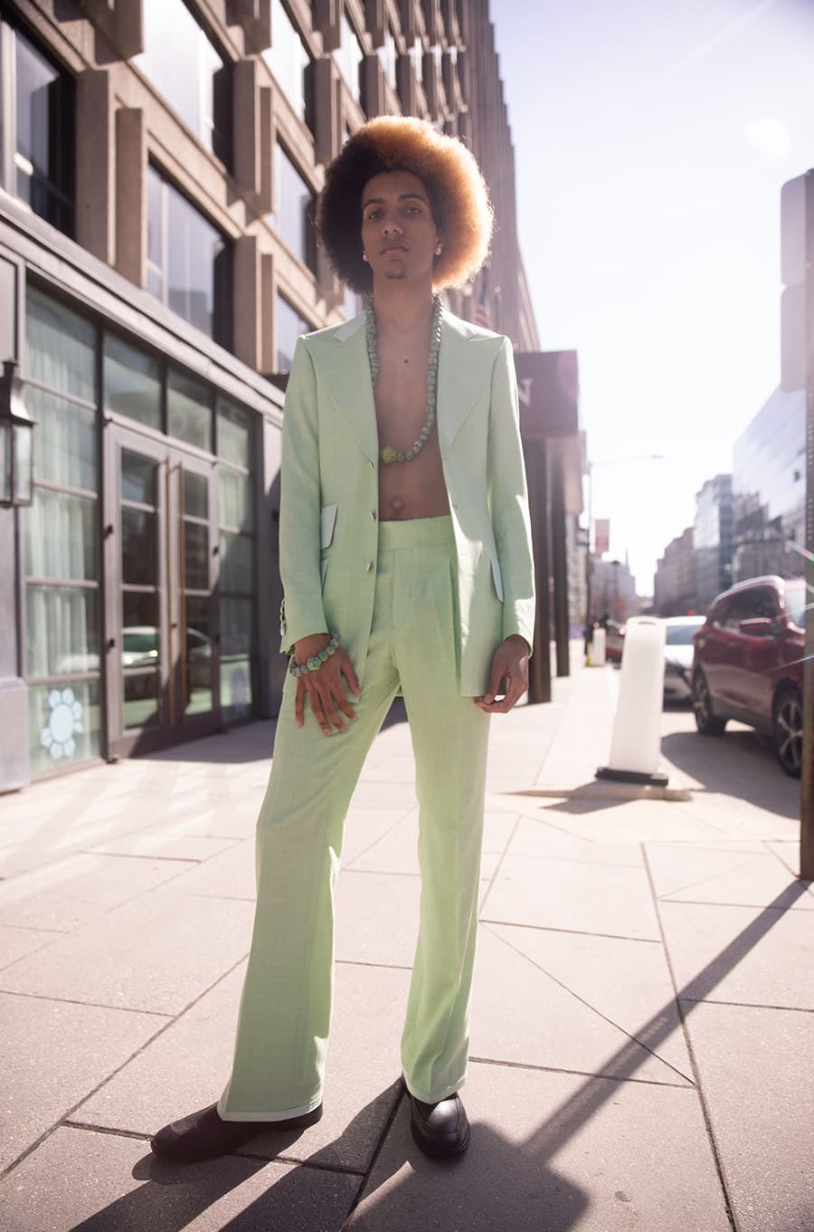 Etor Mint Green Suit